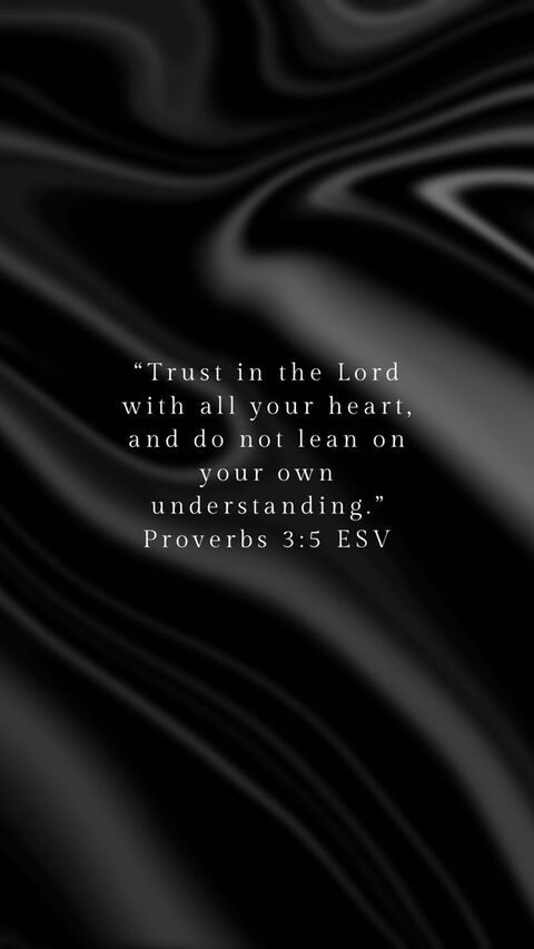 Proverbs 3:5 Bible Verse Quote