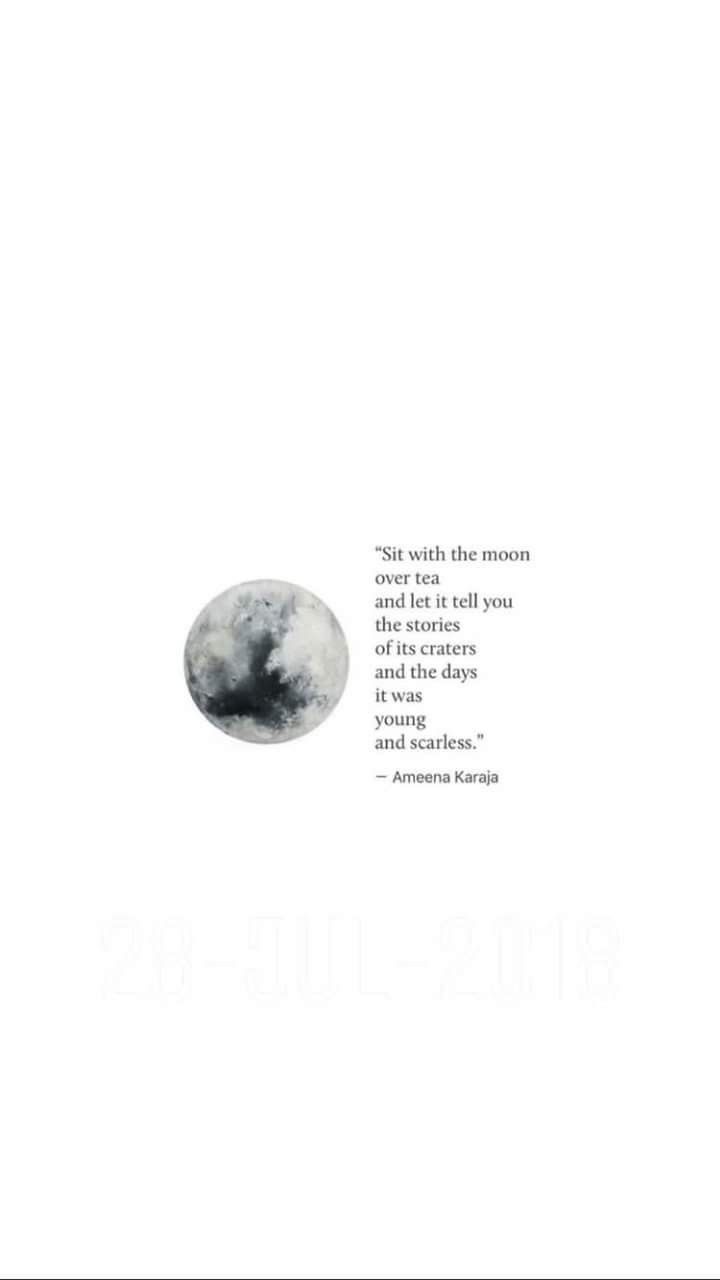 Watercolor Moon with Inspirational Quote