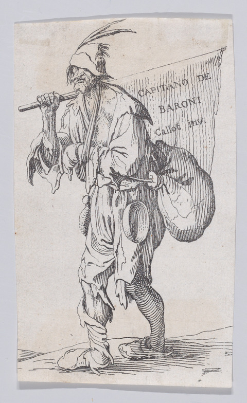 Etching of Capitano de Baroni