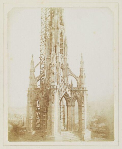 Gothic Tower Under Construction