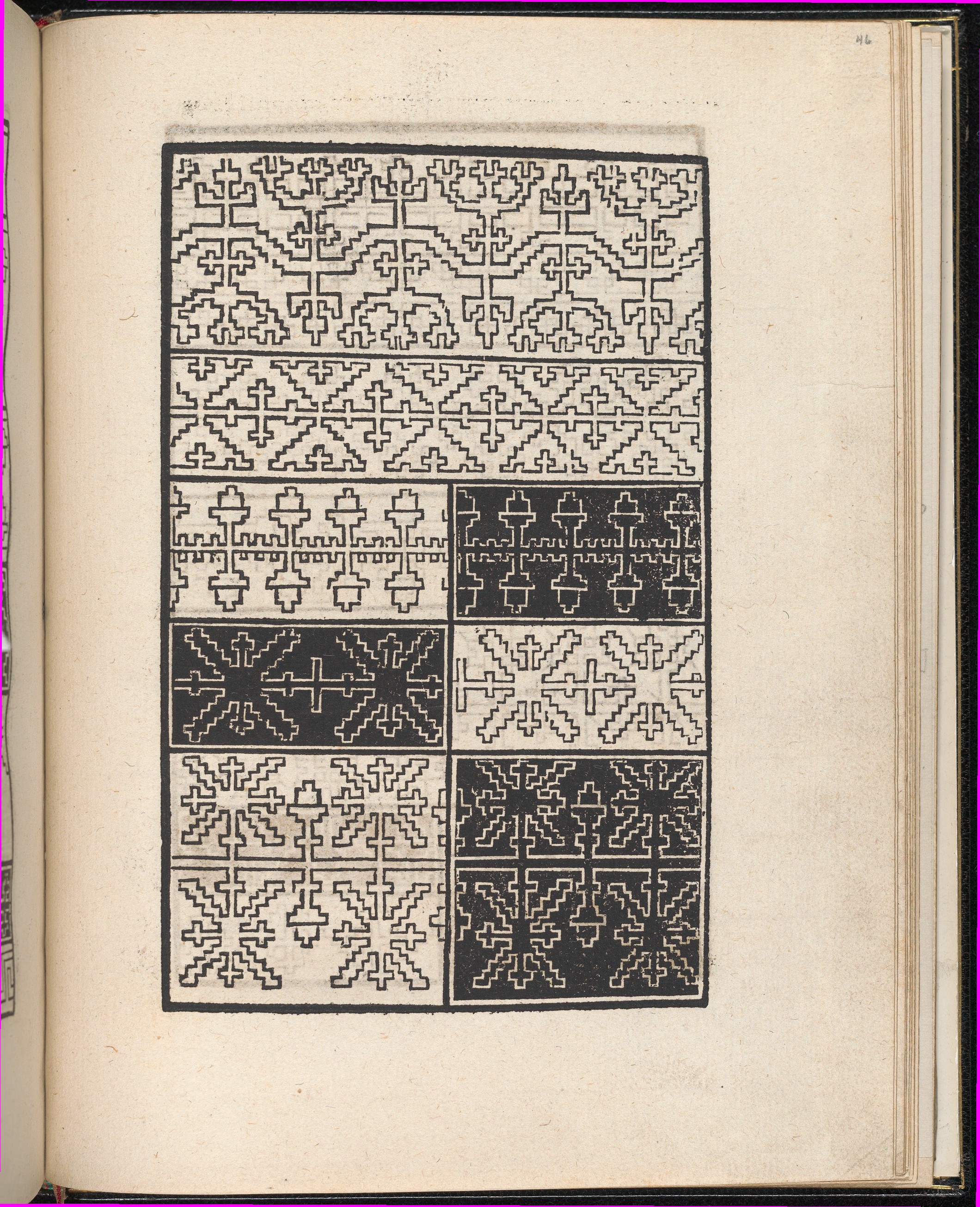 Vintage Geometric Pattern Sheet