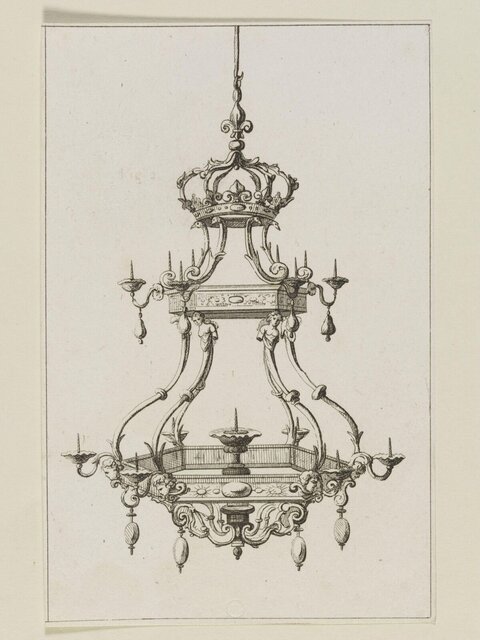 Engraved Chandelier Design
