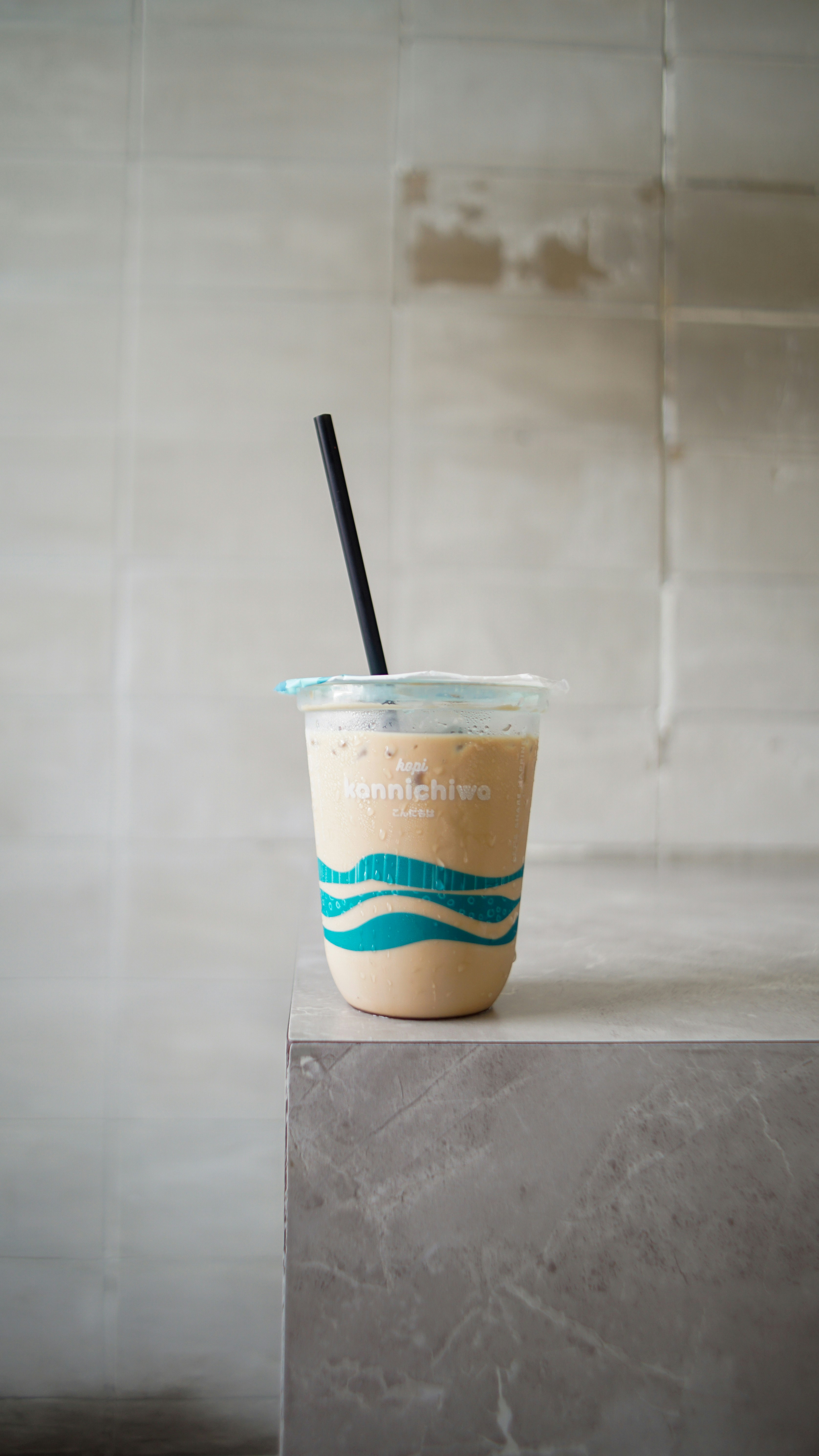 Iced Coffee in Disposable Cup