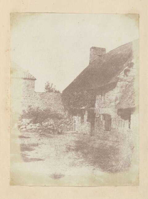 Vintage Photo of Stone Ruins