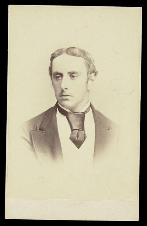 Vintage Portrait of 19th Century Gentleman