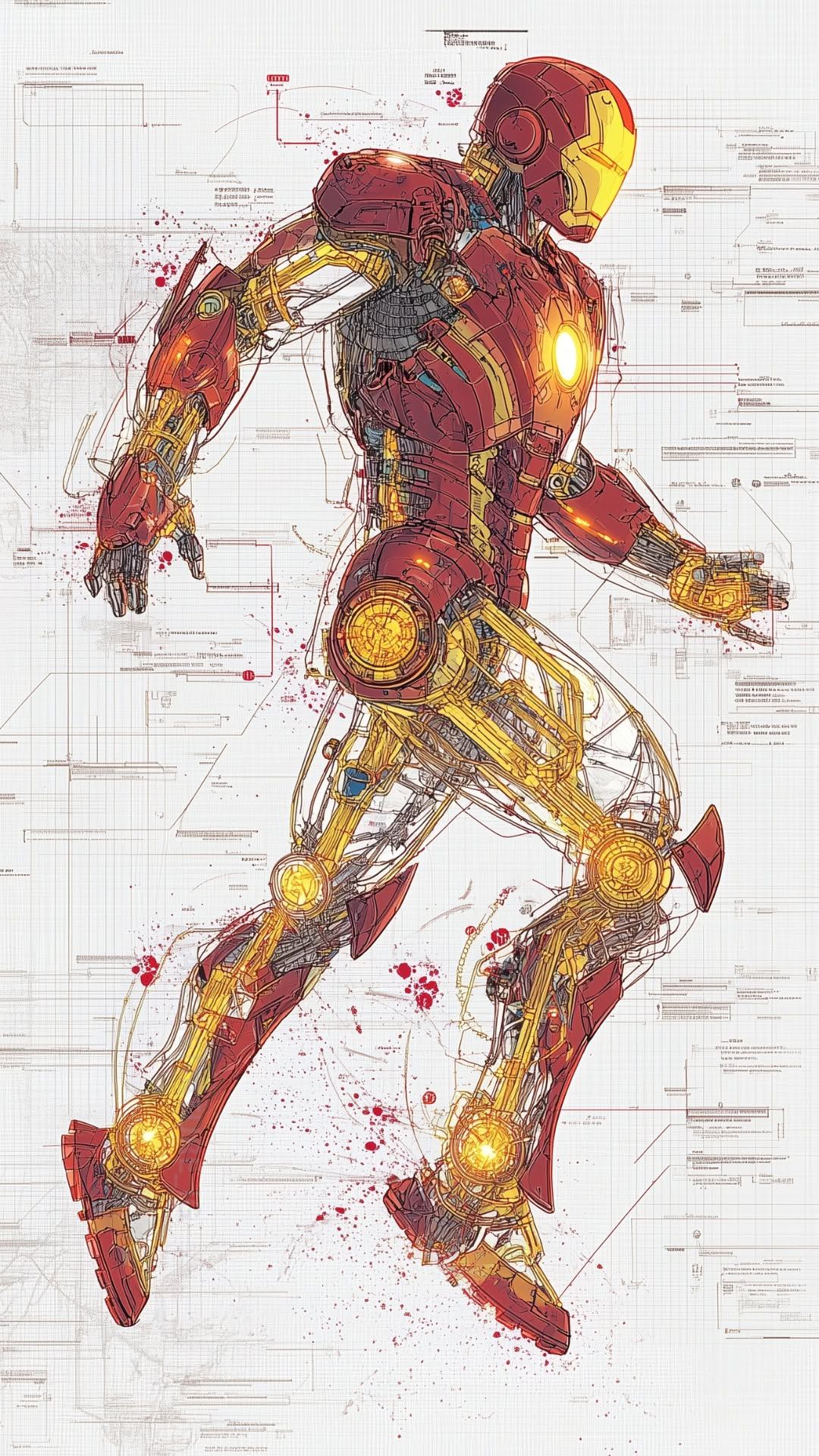 Iron Man Armor Schematic