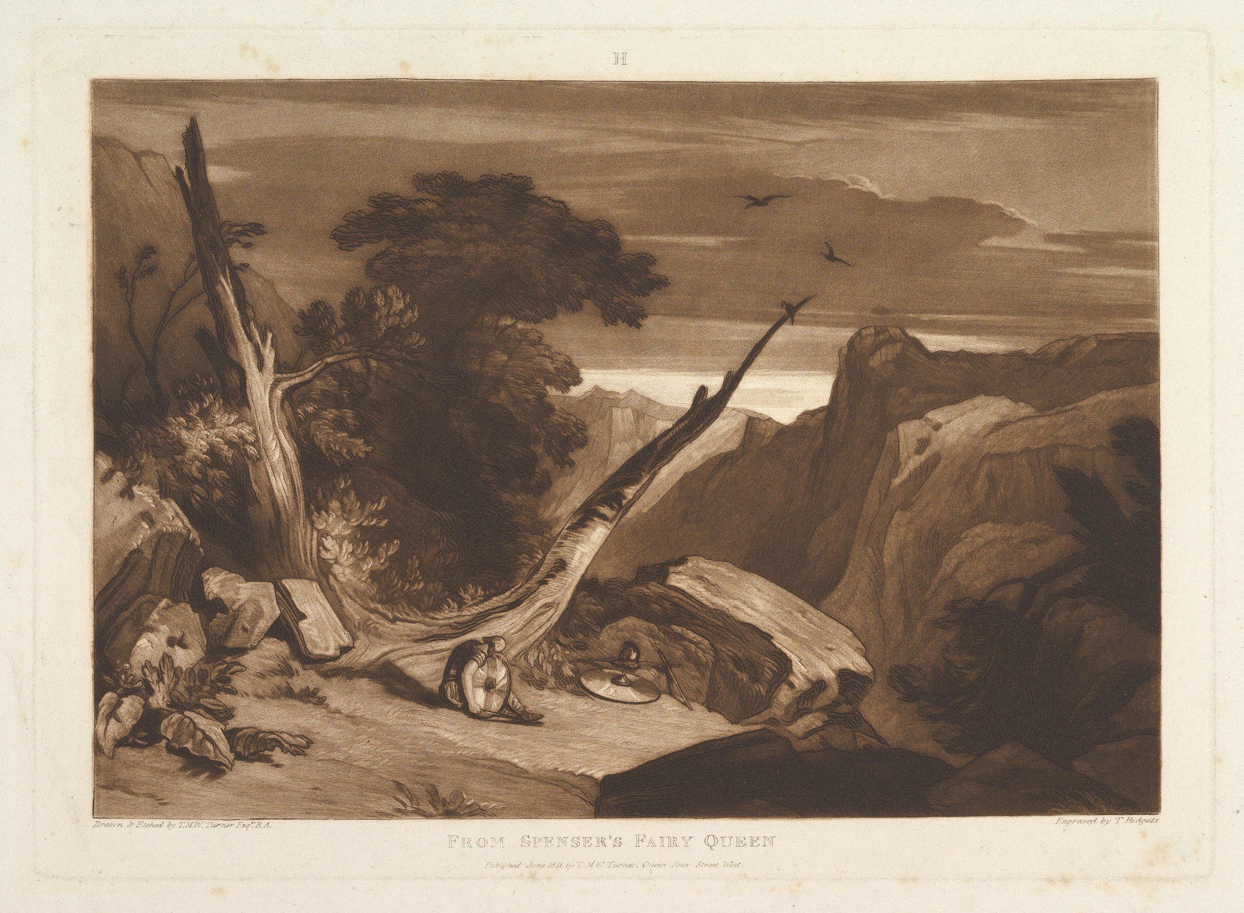 Mountain Landscape from Spenser's Fairy Queen