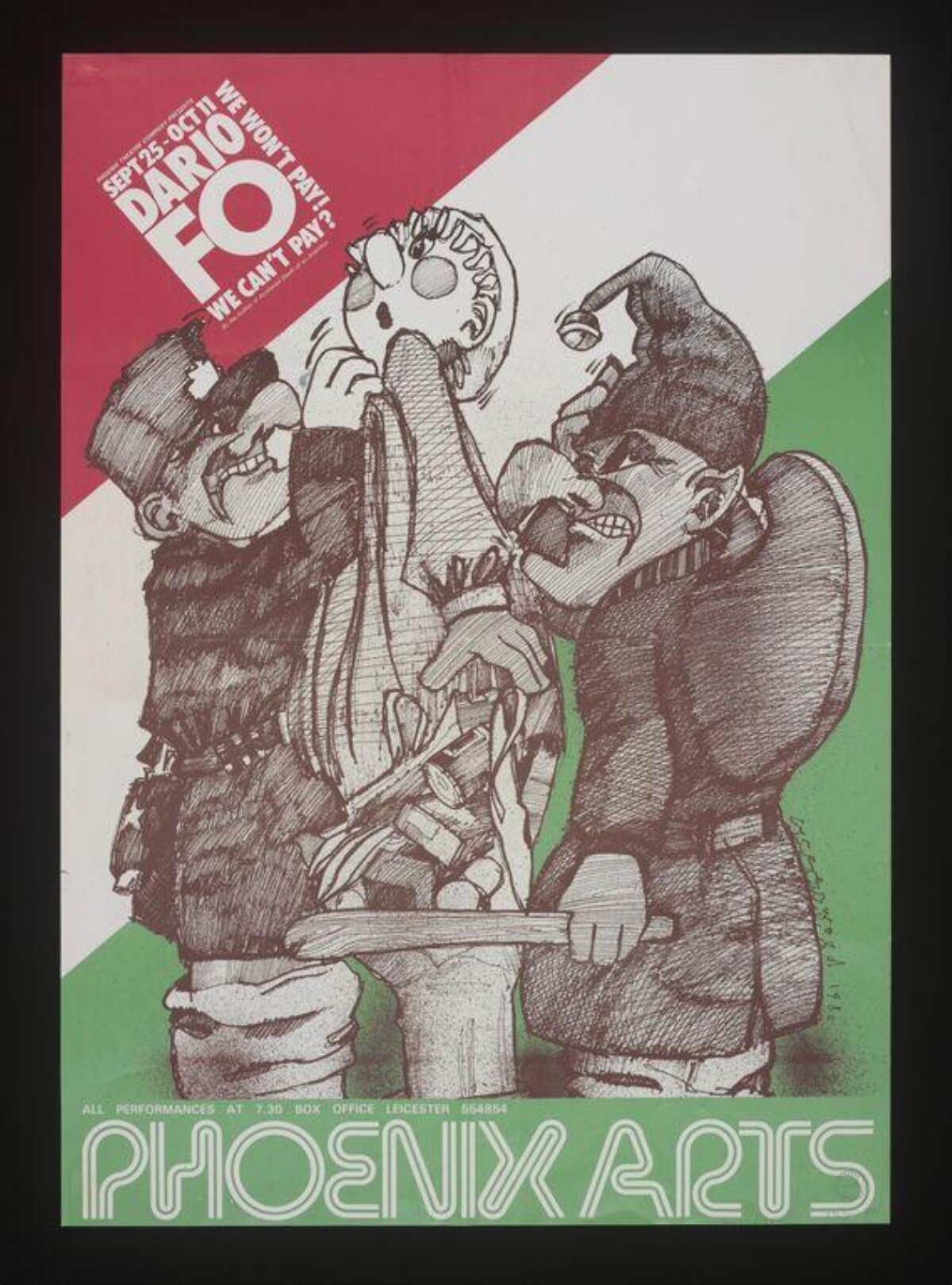 Phoenix Arts Dario Fo Play Poster