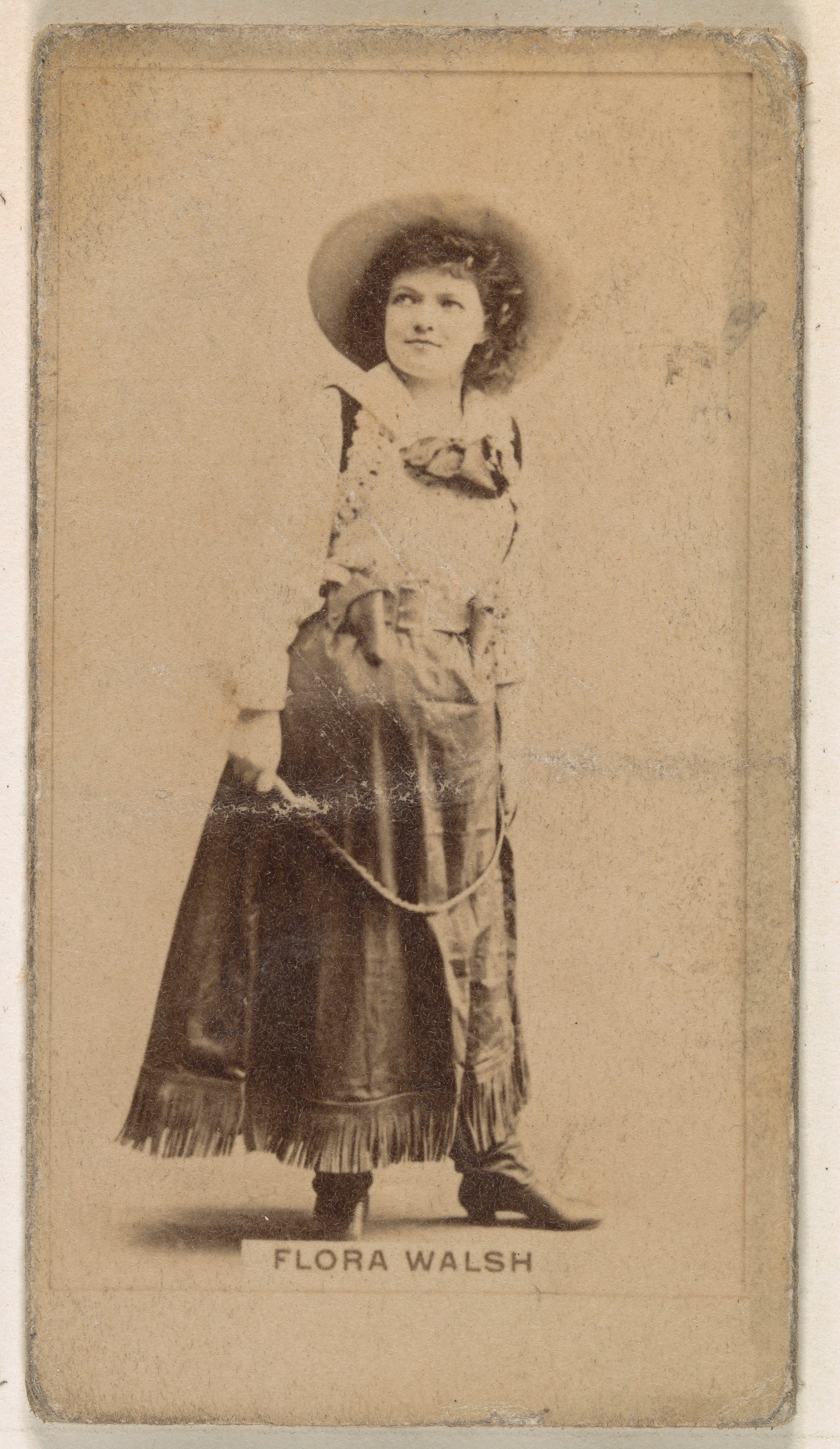 Vintage Portrait of Flora Walsh