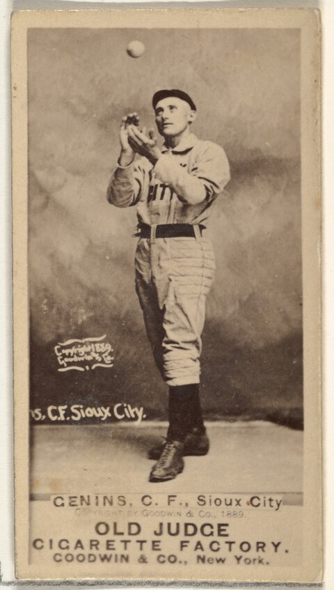 1889 Old Judge Baseball Card