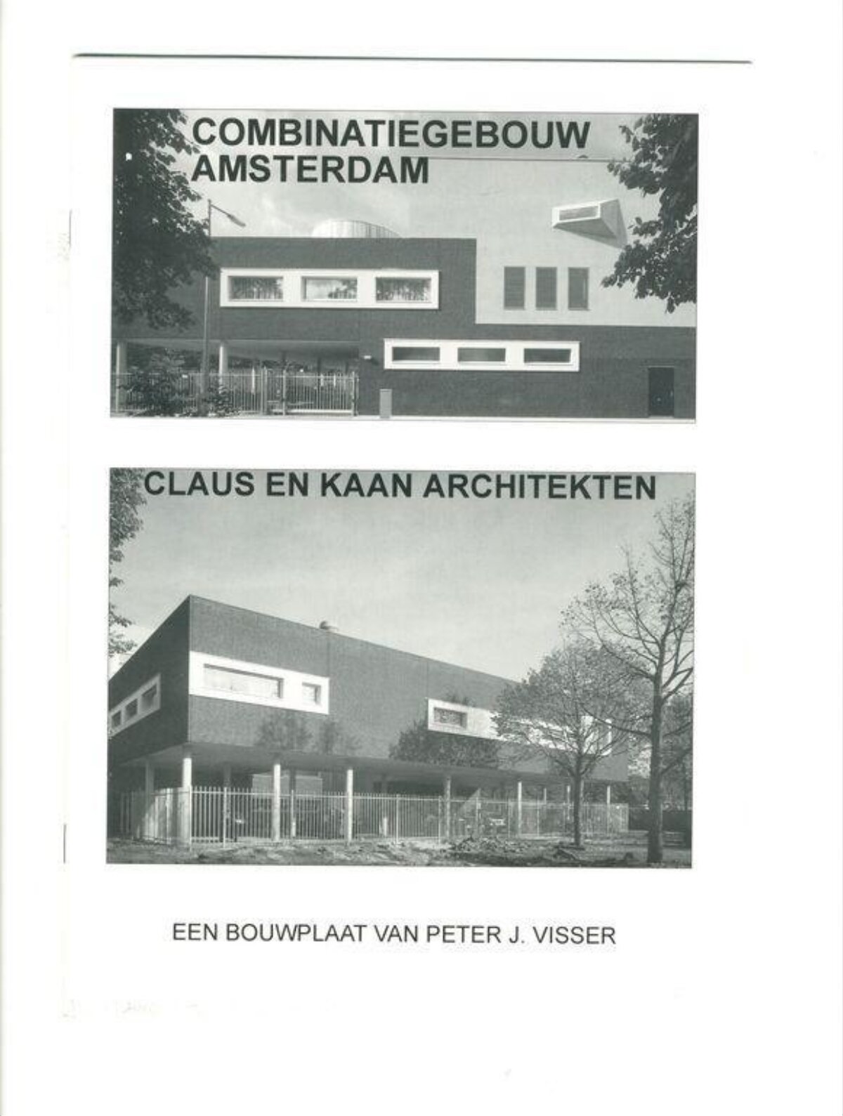 Combinatiegebouw Amsterdam Architecture Page