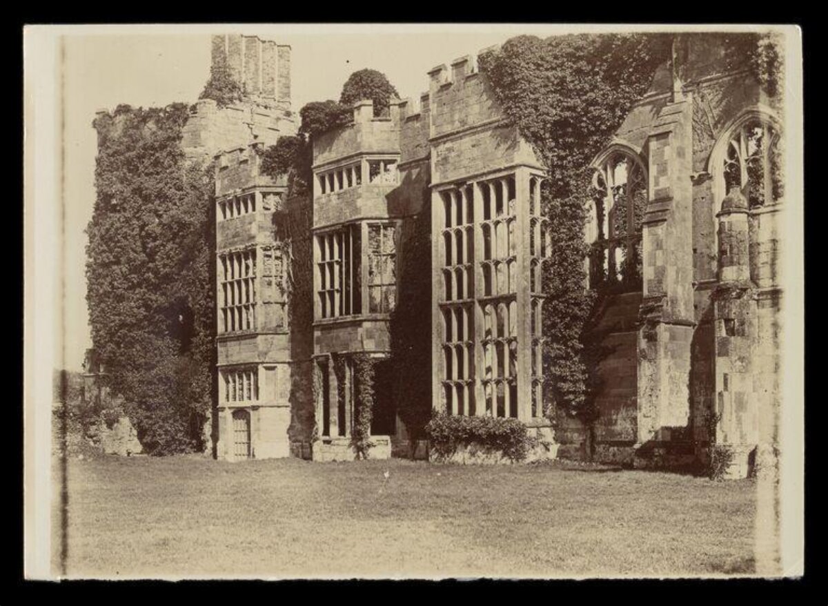 Vintage Photo of Castle Ruins