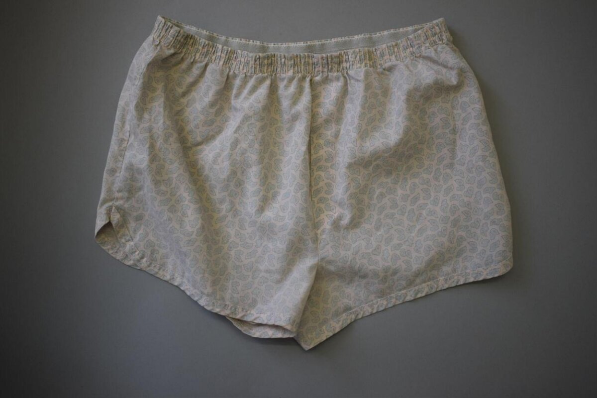 Light-colored Printed Casual Shorts