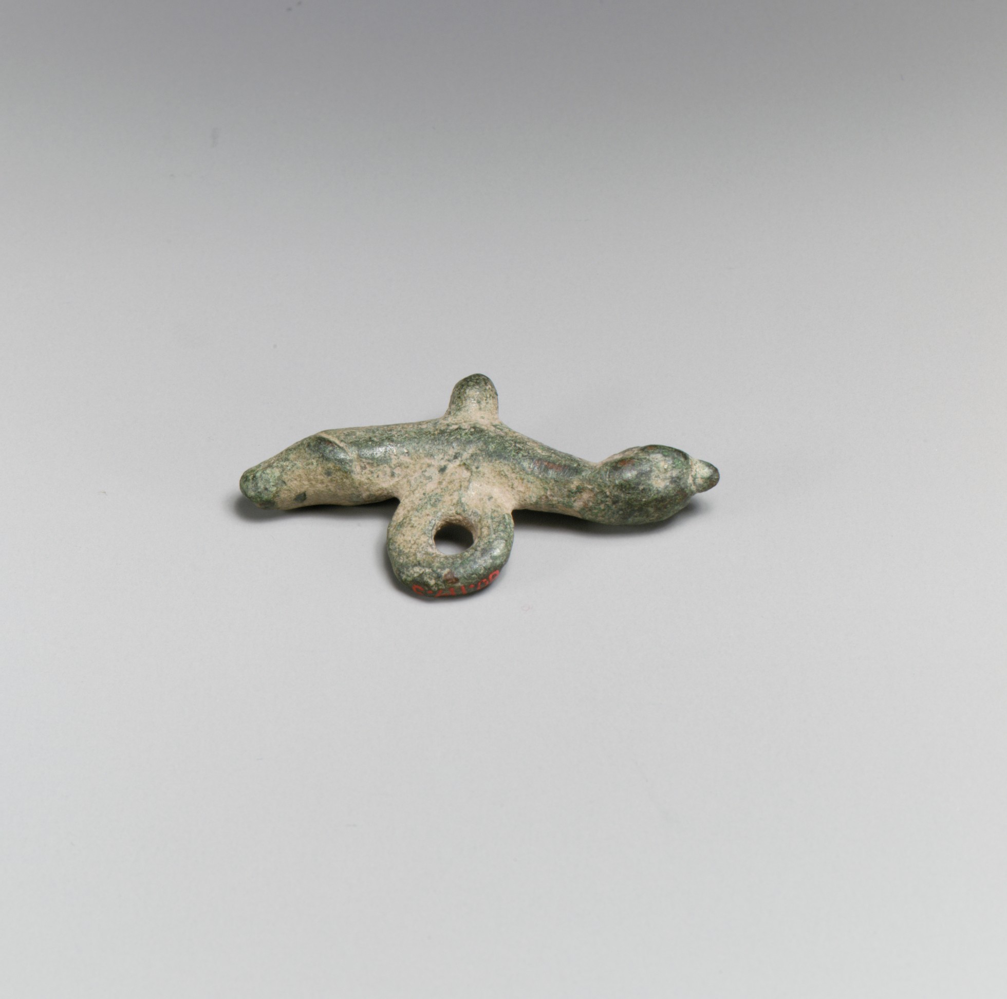 Ancient Bronze Lizard Artifact