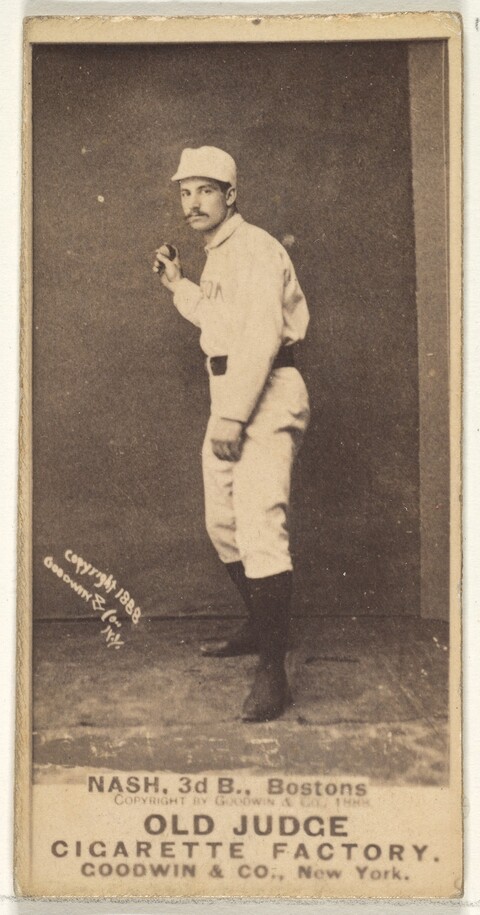 1888 Old Judge Boston Baseball Cigarette Card