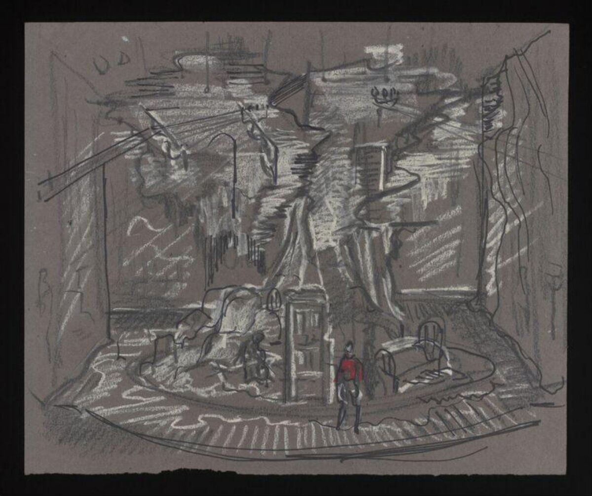 Stage Set Design Sketch