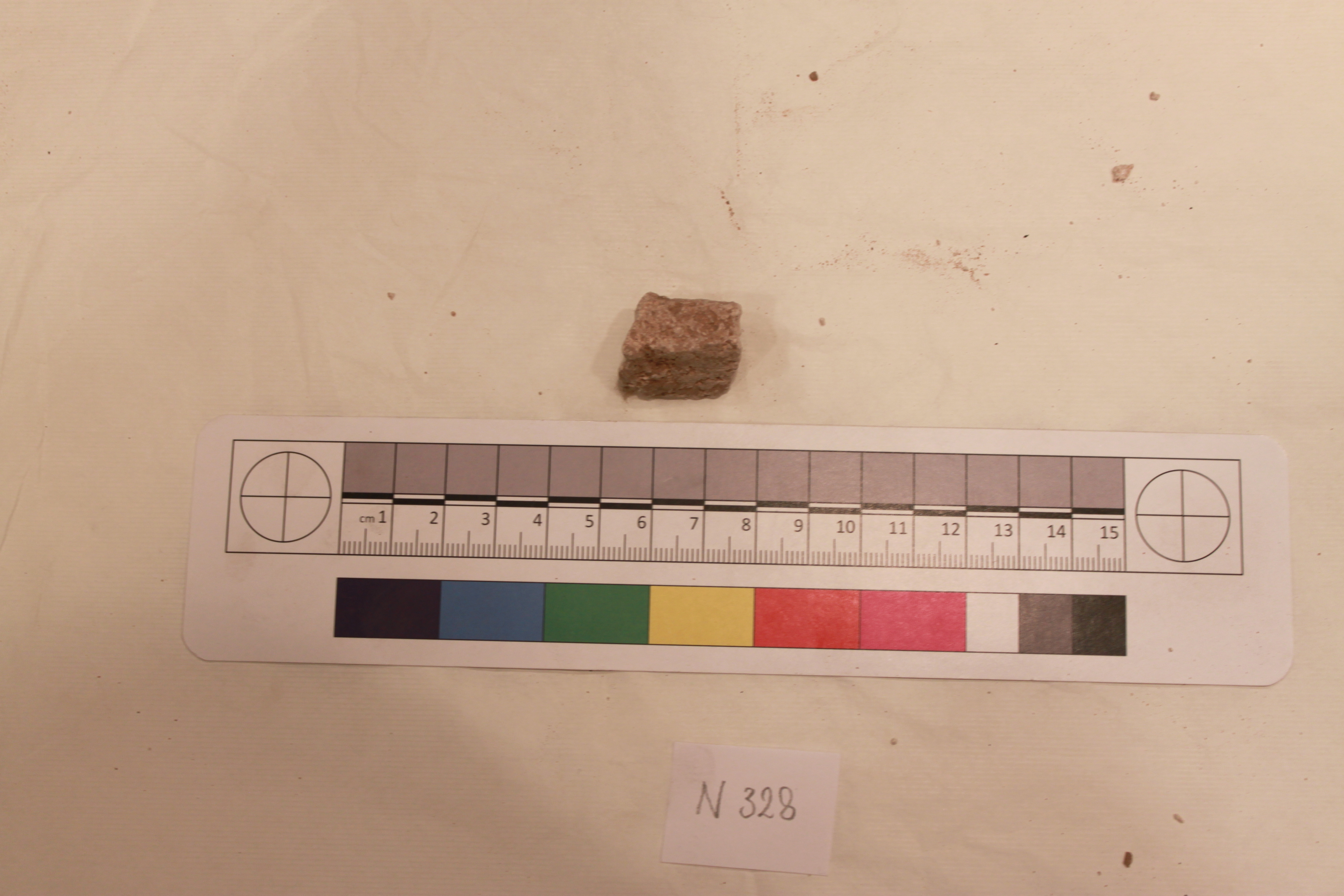 Archaeological stone sample N 328