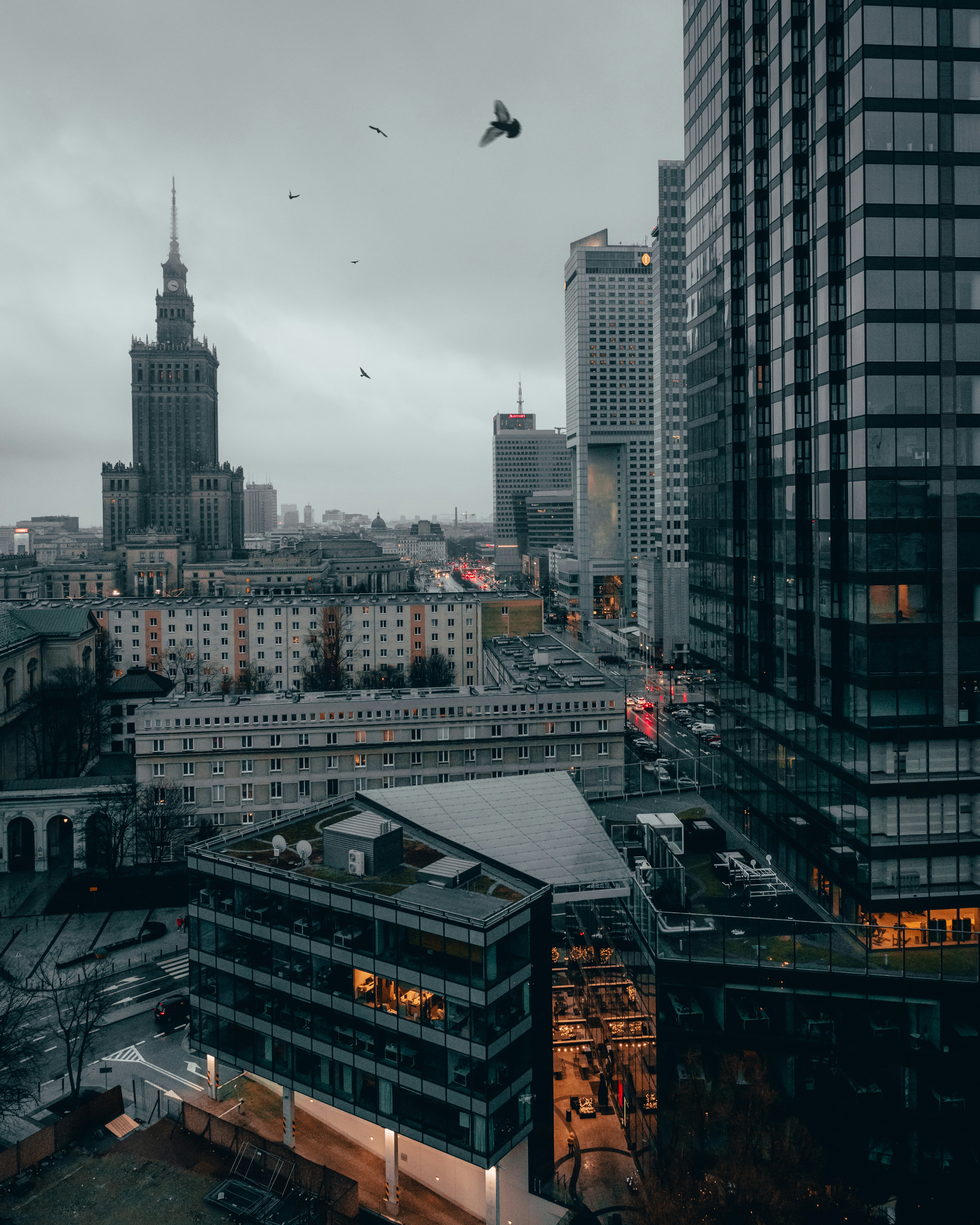 Warsaw City Skyline