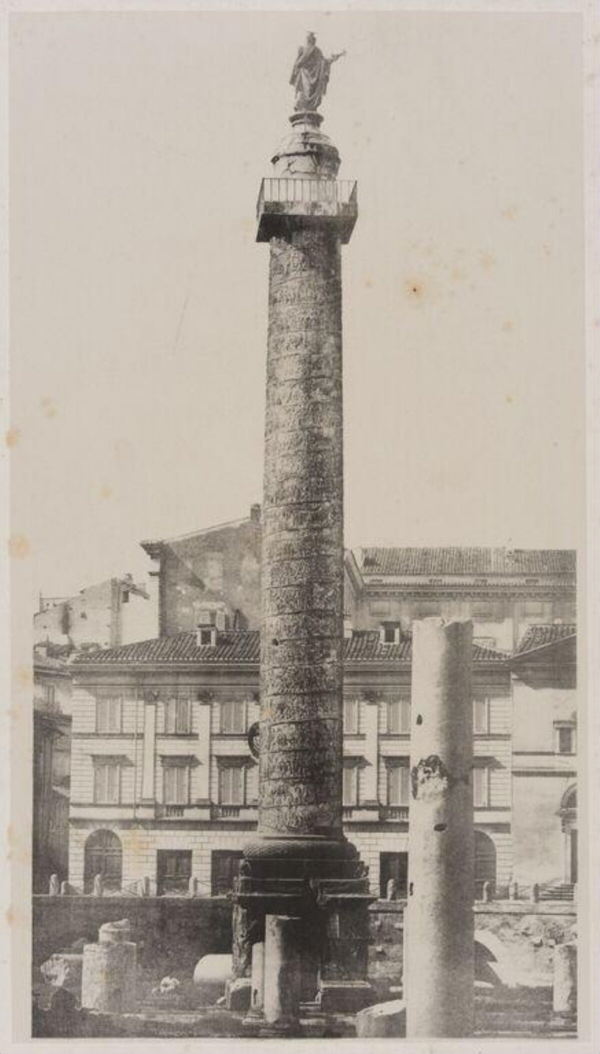Antique View of Trajan's Column