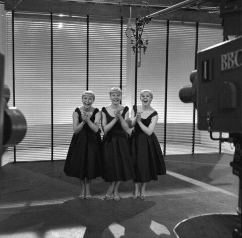 Three Singers Performing at BBC Studio