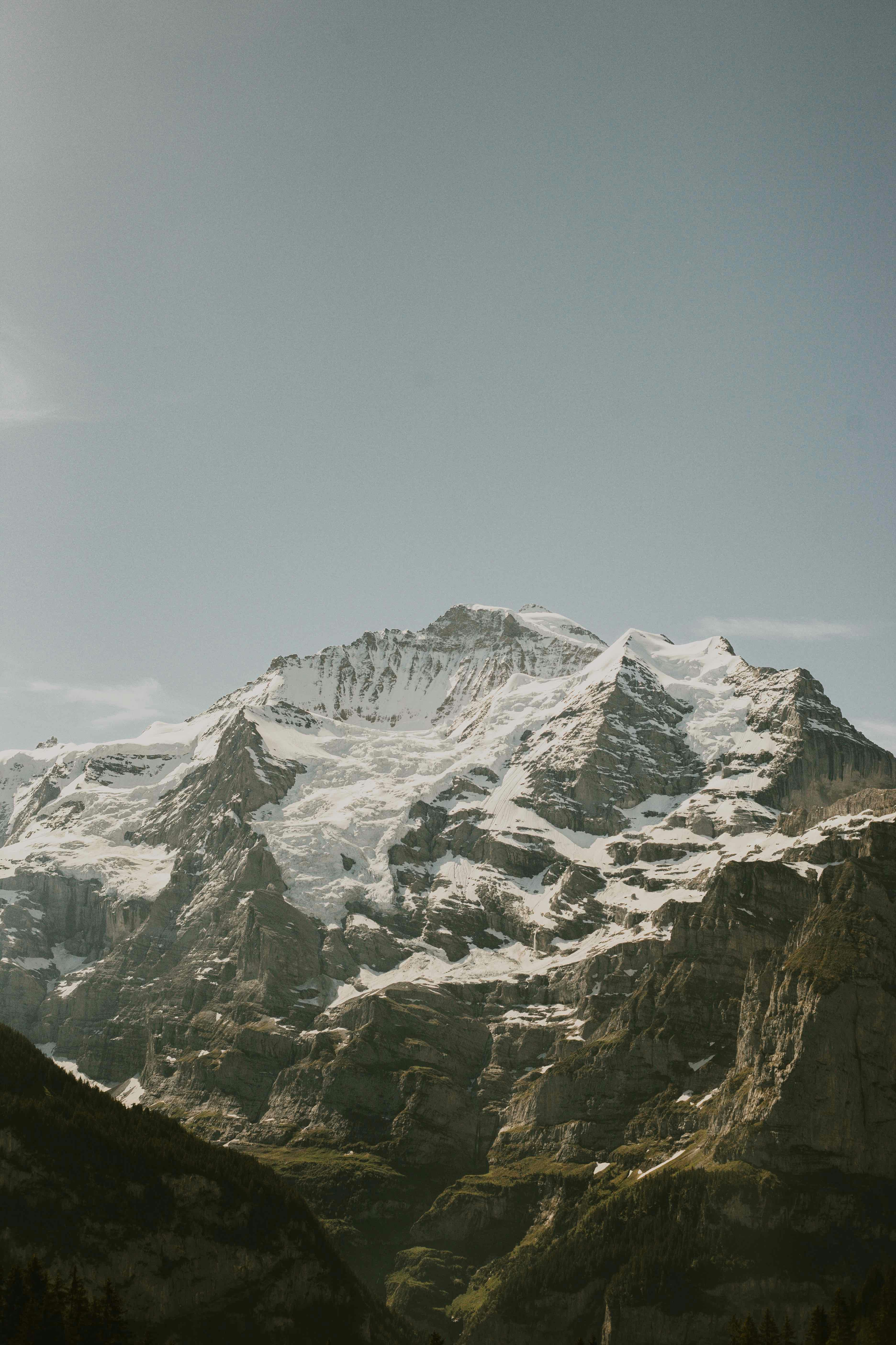 Snow-capped Mountain Landscape