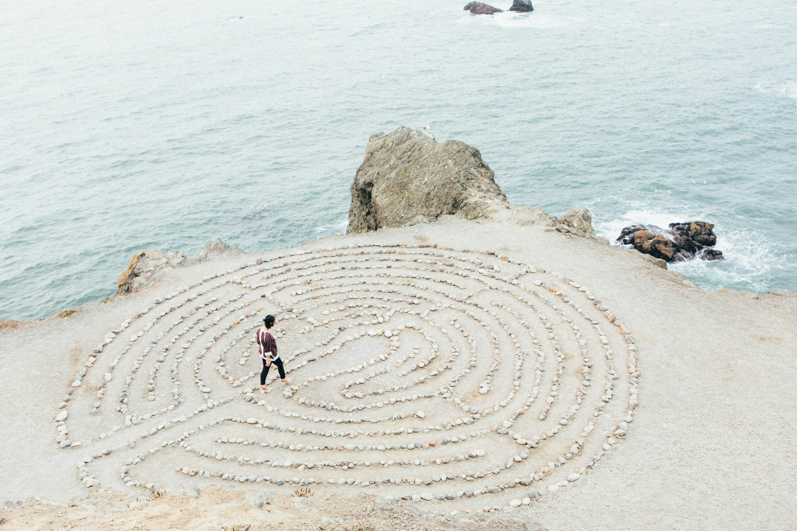 Coastal Stone Labyrinth