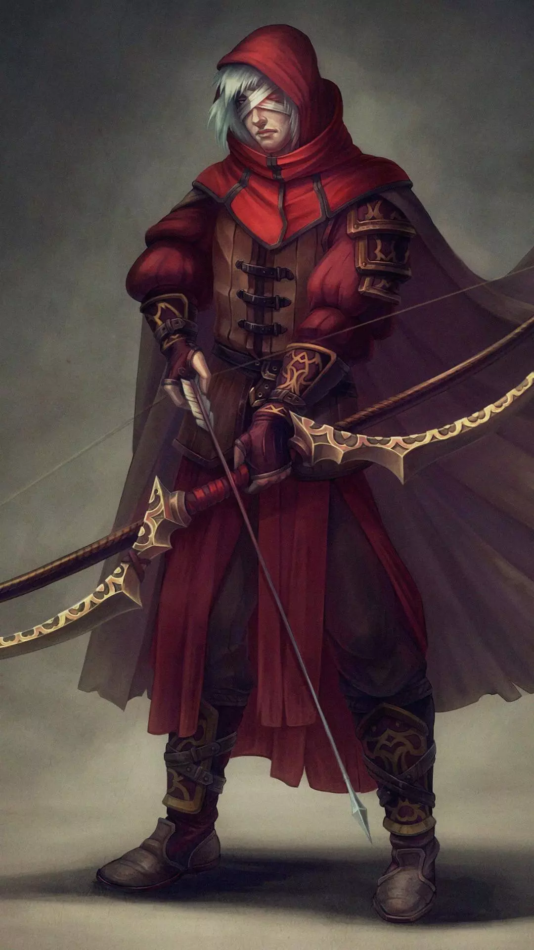 Blindfolded Fantasy Ranger Archer