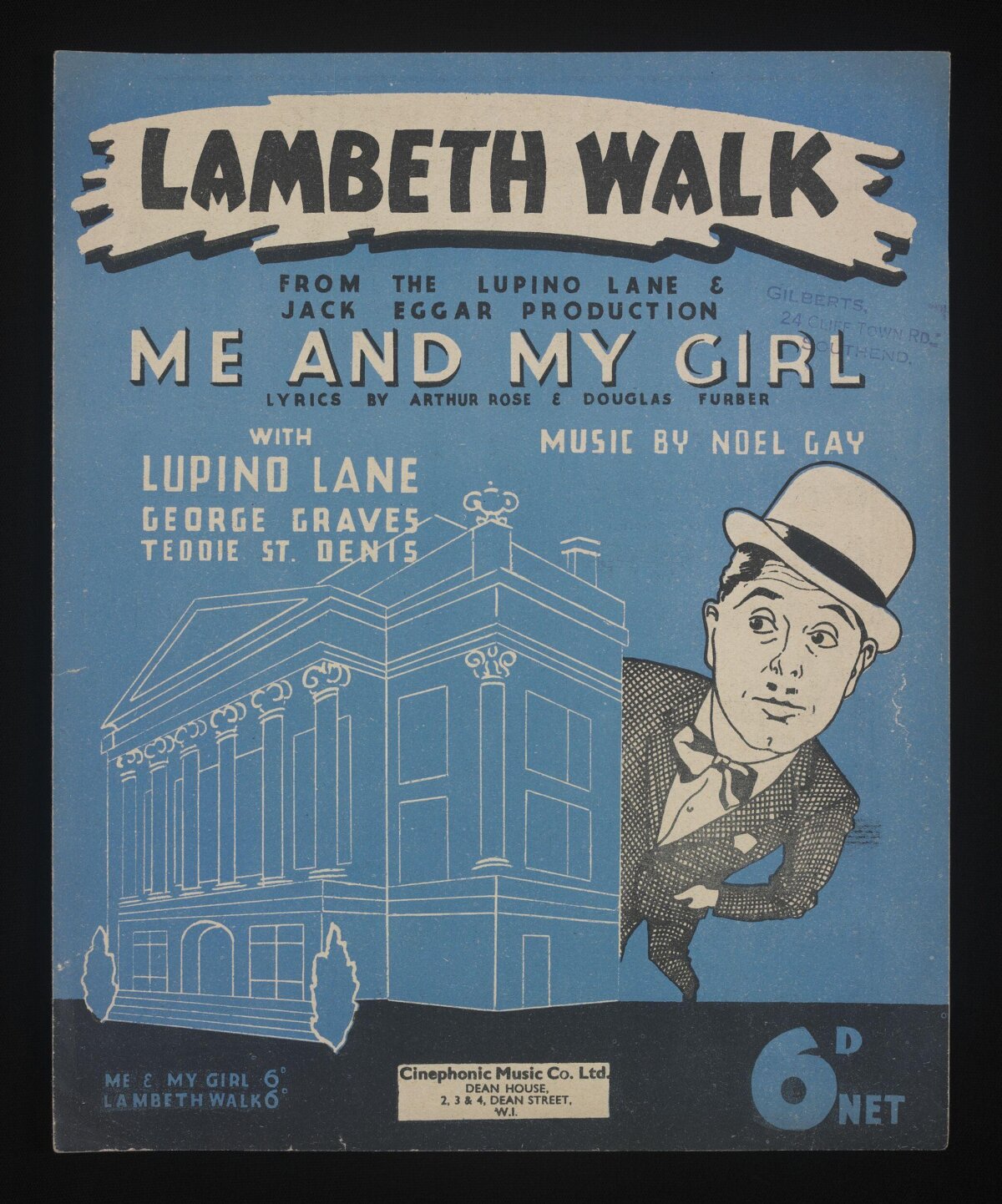 Vintage Lambeth Walk Sheet Music Cover