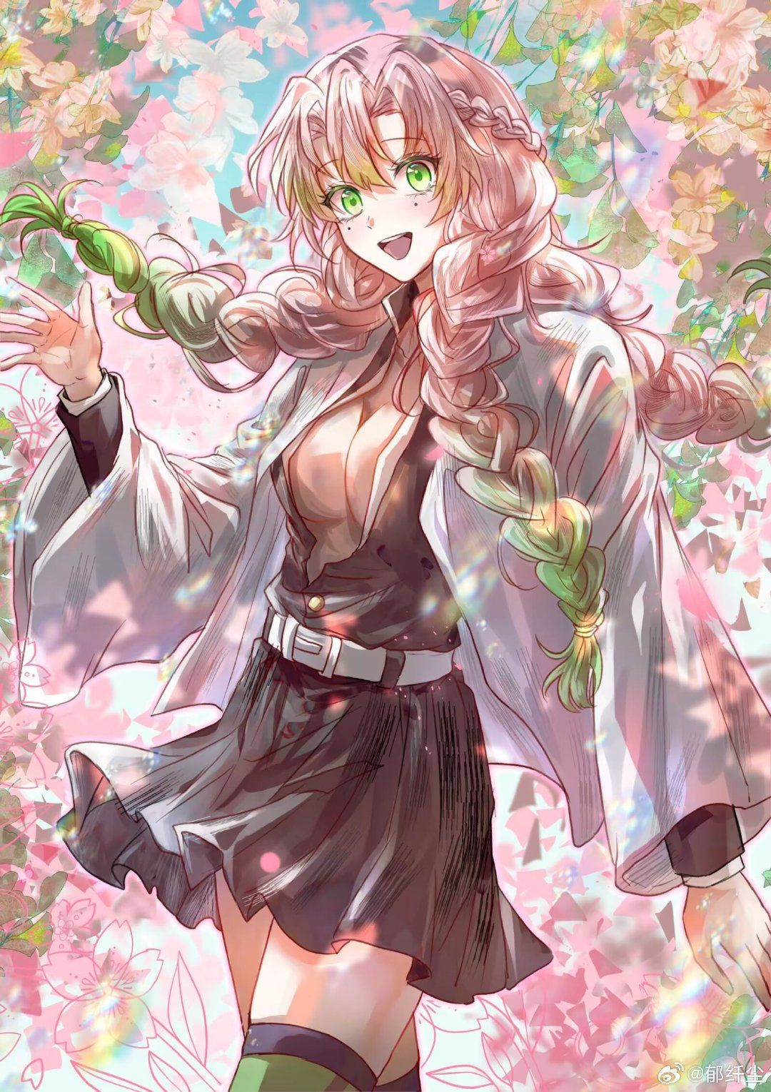 Mitsuri Kanroji Anime Illustration — Anime