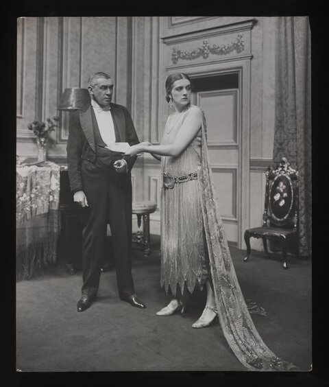 Vintage Stage Play Performance Scene