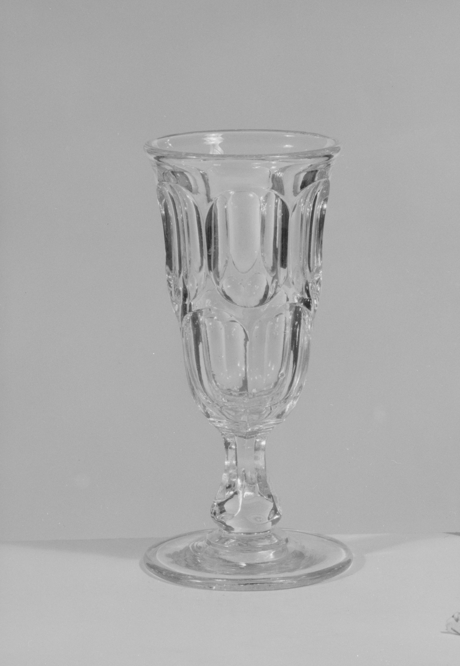 Vintage Clear Glass Goblet
