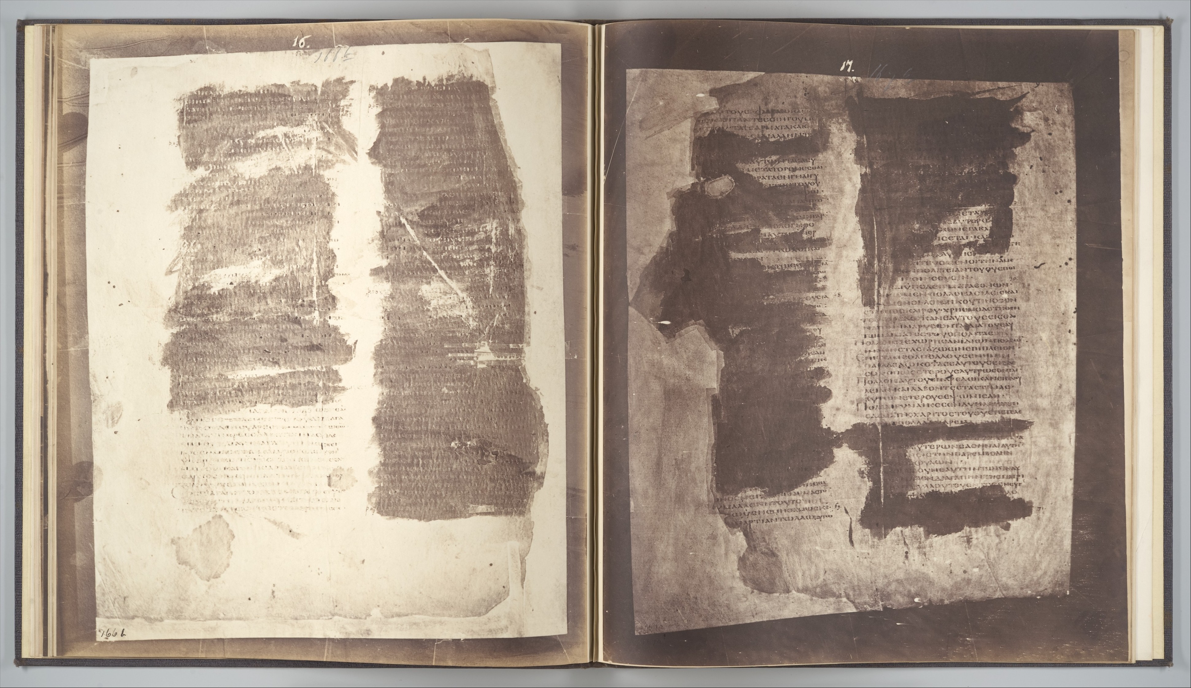 Damaged Ancient Manuscript Photograph