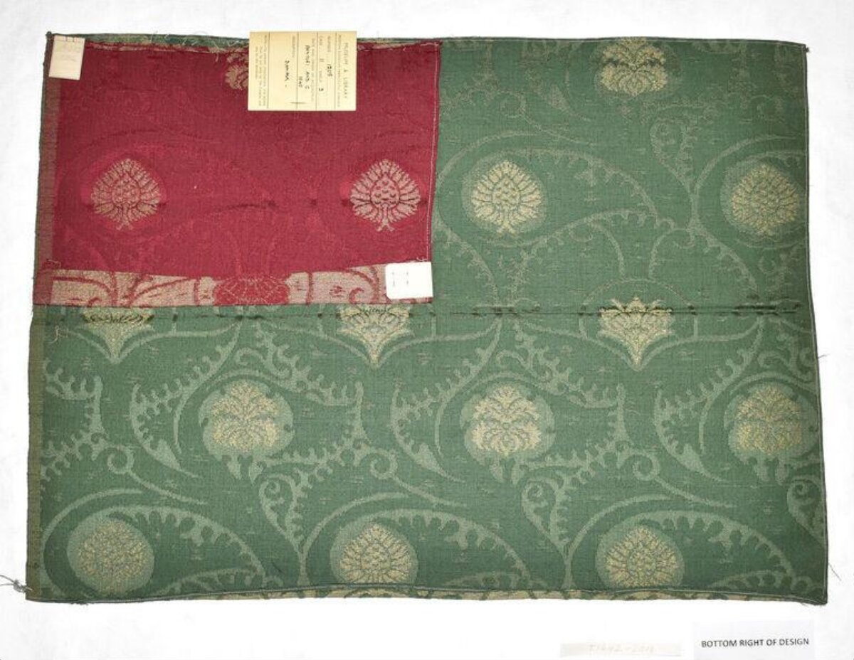 Vintage Woven Textile Pattern Samples