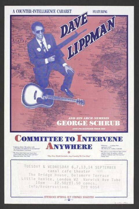Vintage Counter-Intelligence Cabaret Poster