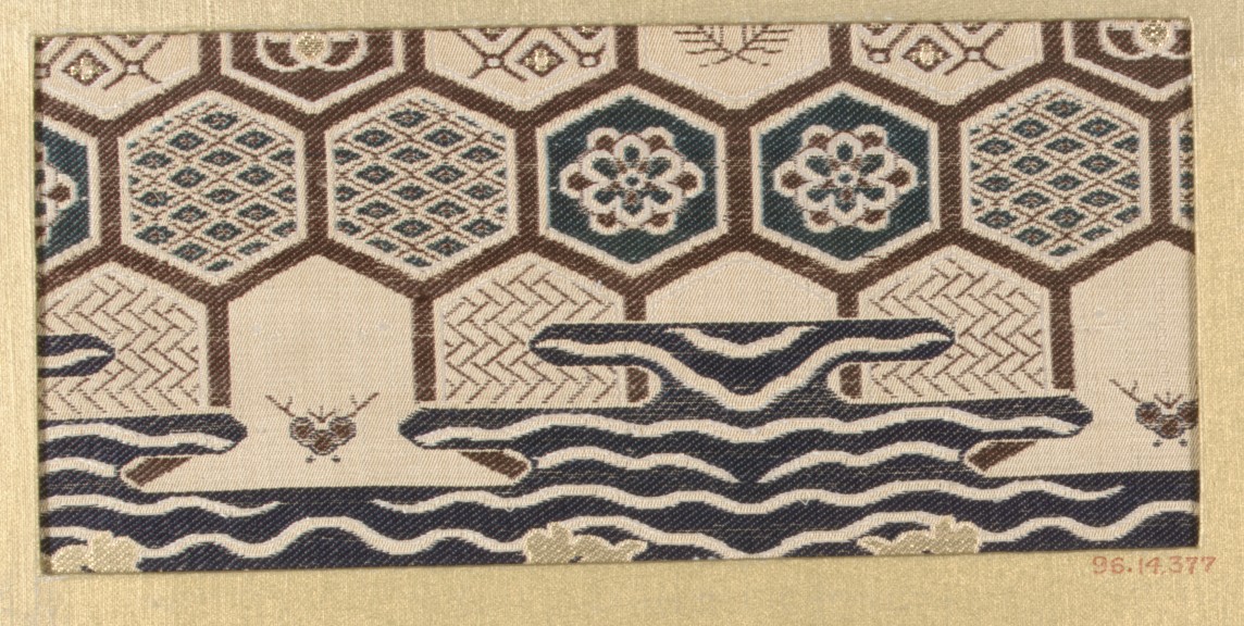 Japanese Traditional Woven Textile Fragment