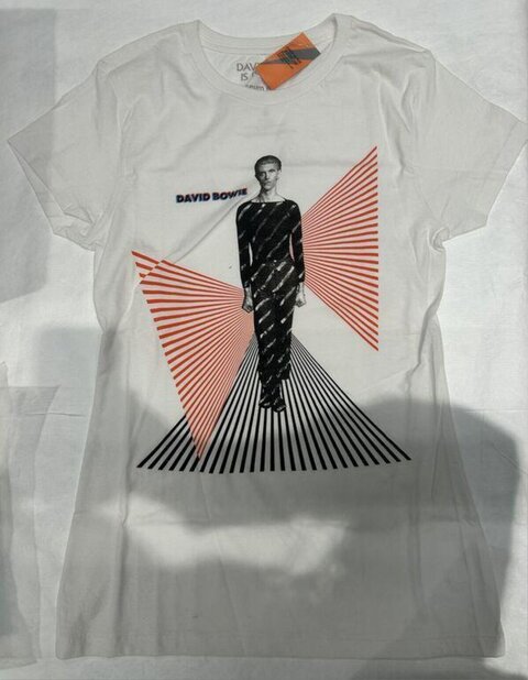 David Bowie Printed White T-shirt