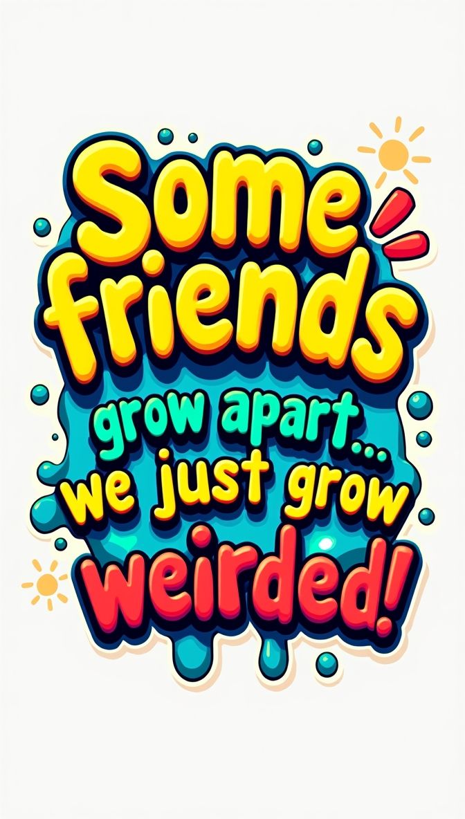 Funny Friendship Quote Graphic