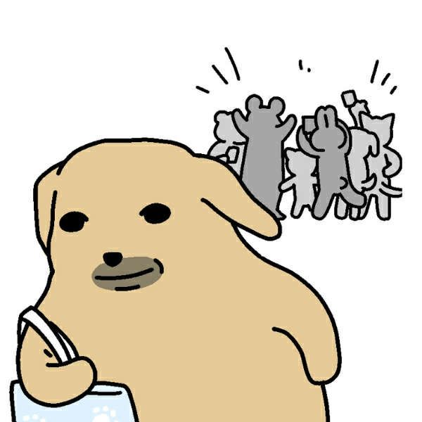 Popular Cartoon Dog With Fans