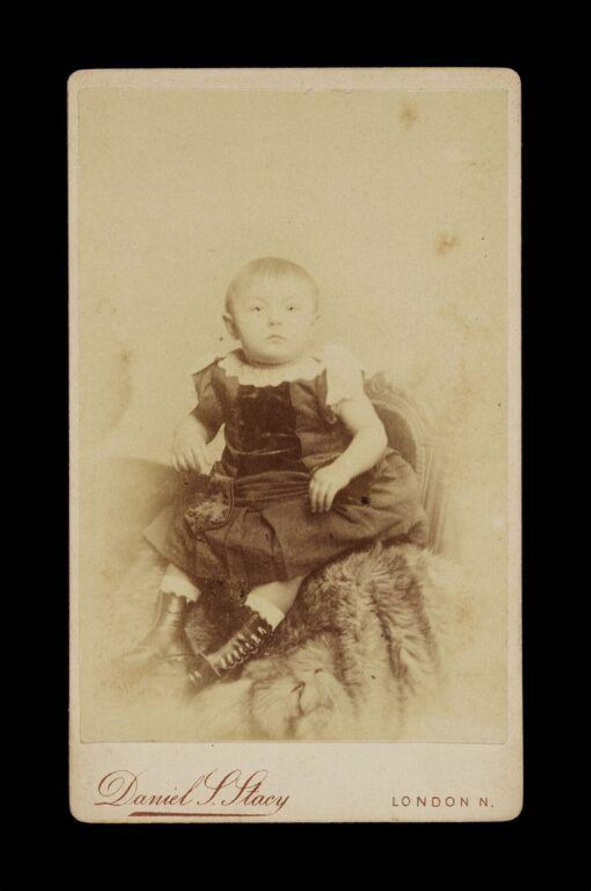 Victorian Toddler Studio Portrait
