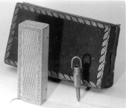 Antique Drafting Tools and Storage Case