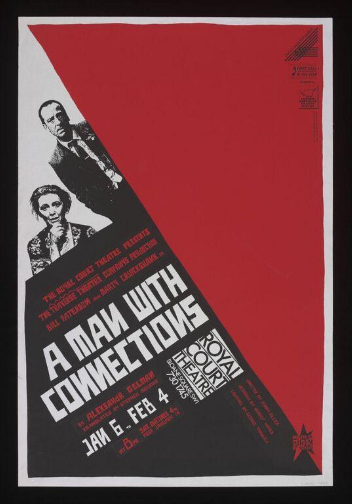 A Man With Connections Theatre Poster