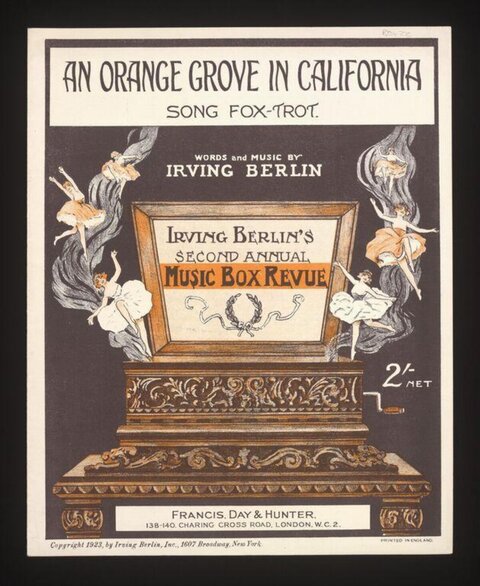 An Orange Grove In California Sheet Music