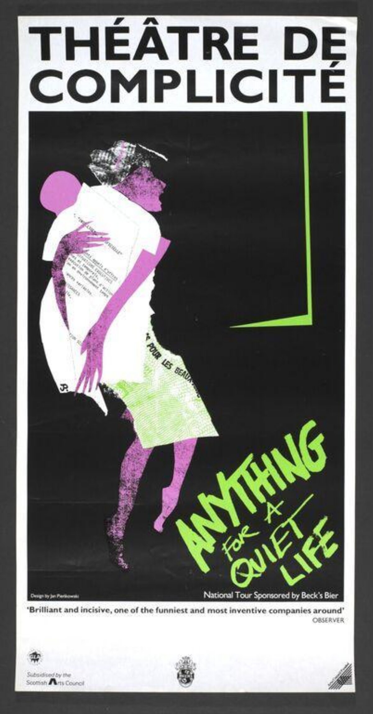 Anything For A Quiet Life Theatre Poster
