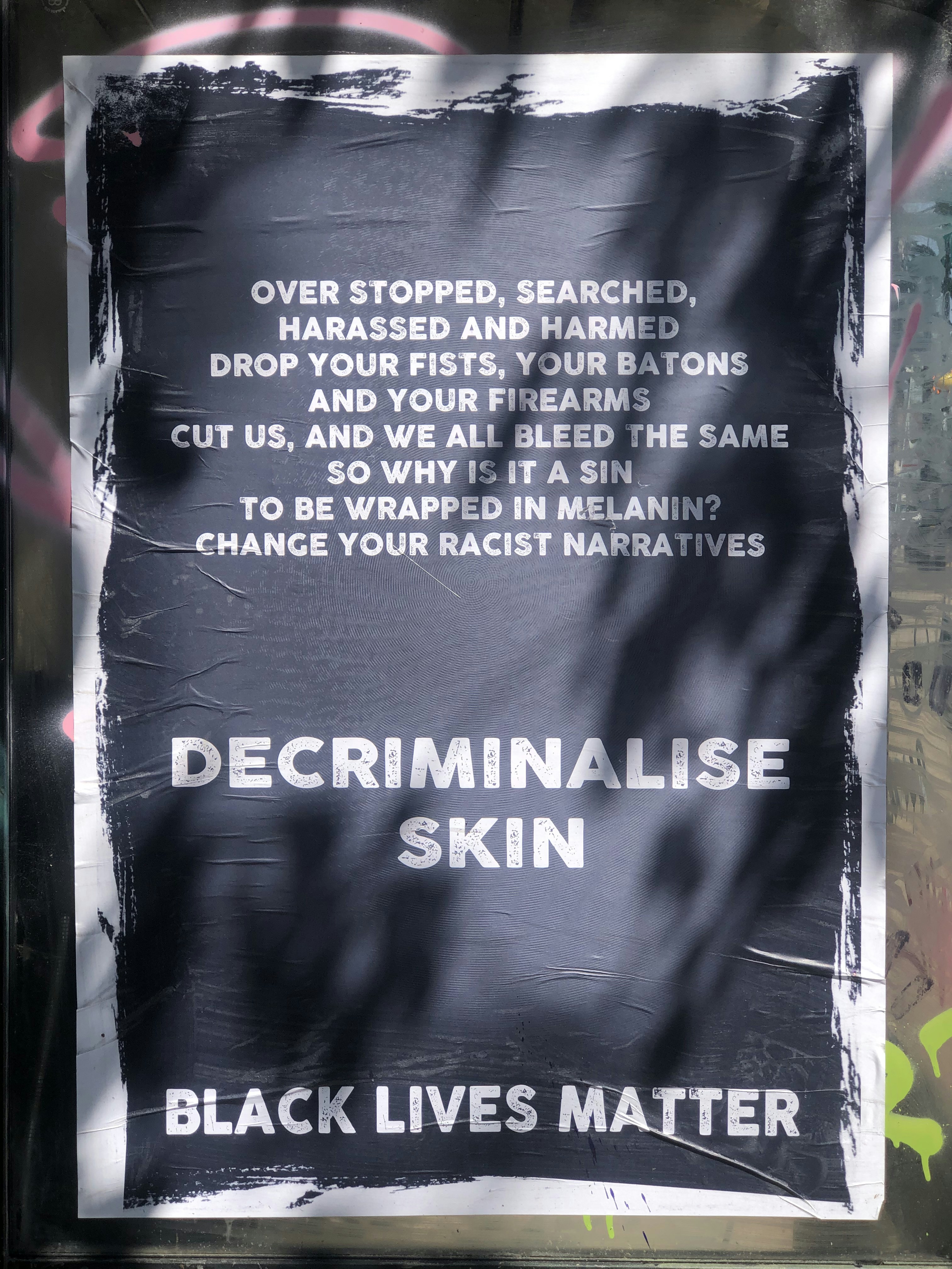 Black Lives Matter Protest Poster
