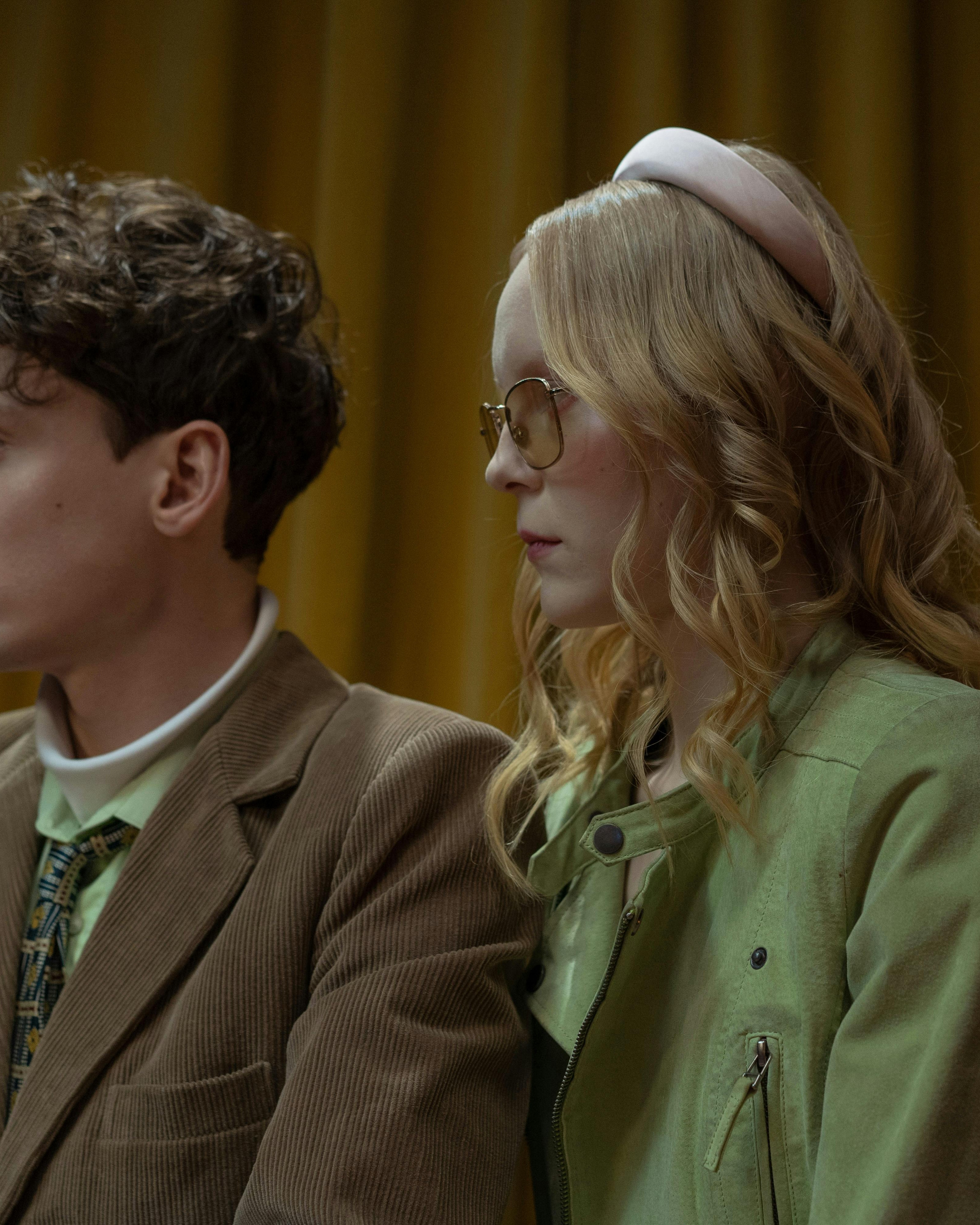 Man and Woman in Side Profile