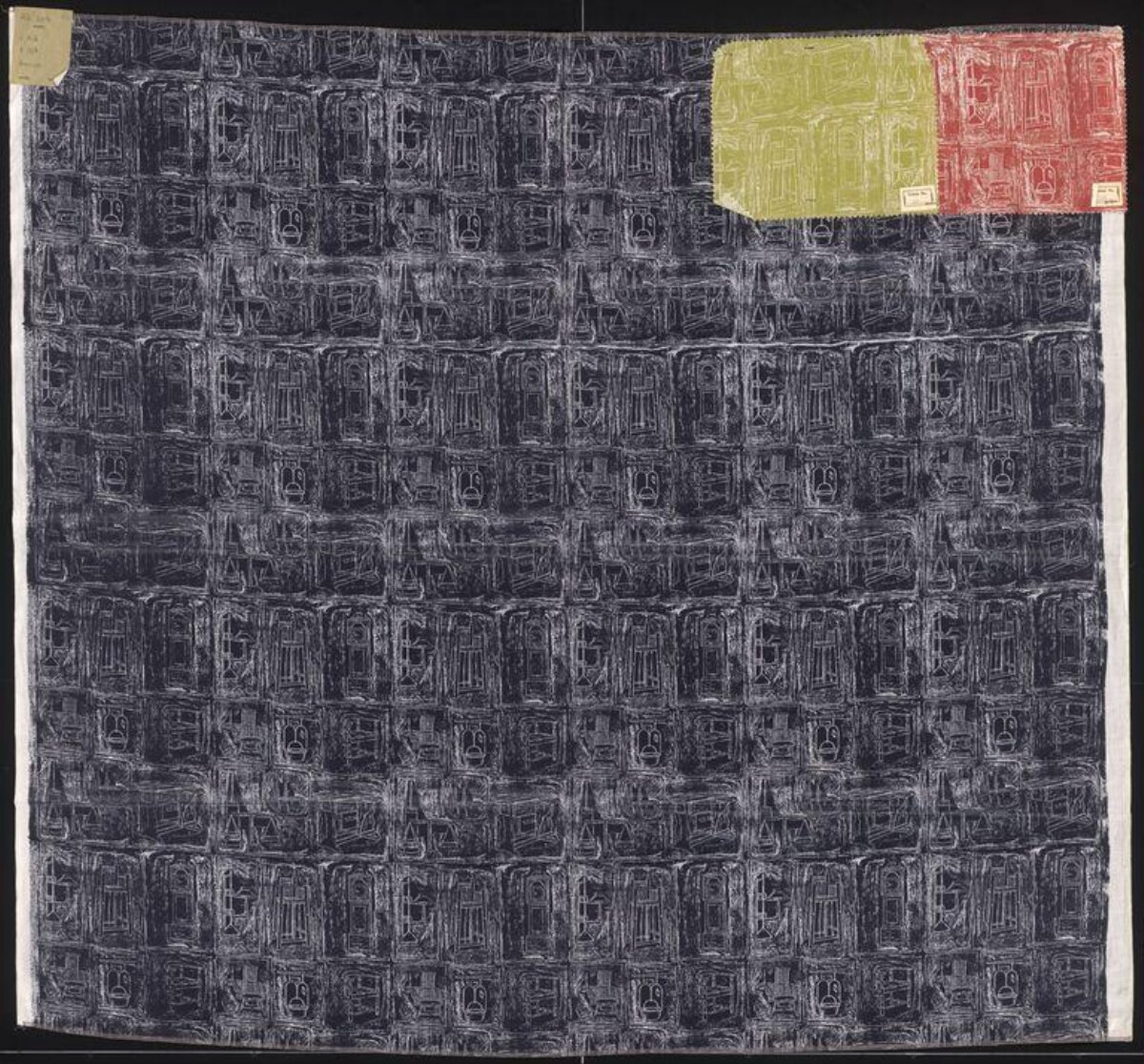 Repeating Pattern Abstract Textile Art