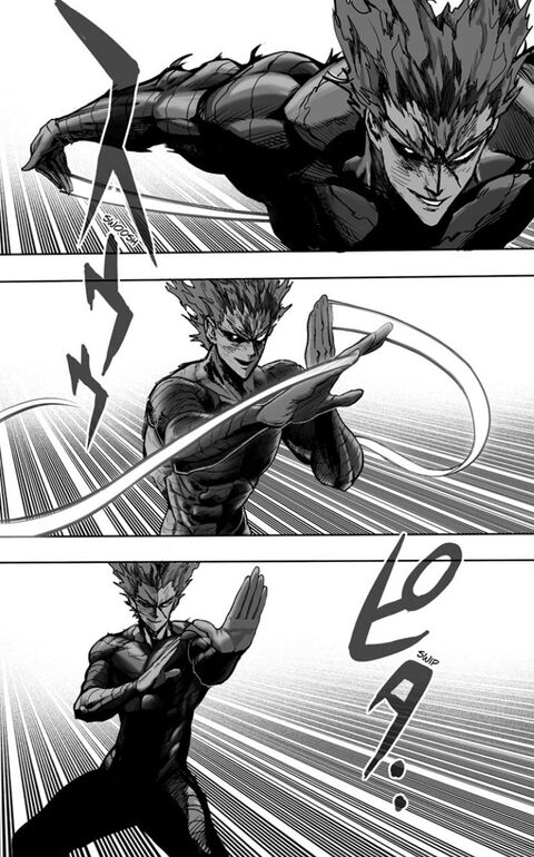 Garou's Martial Arts Strike Manga Panel