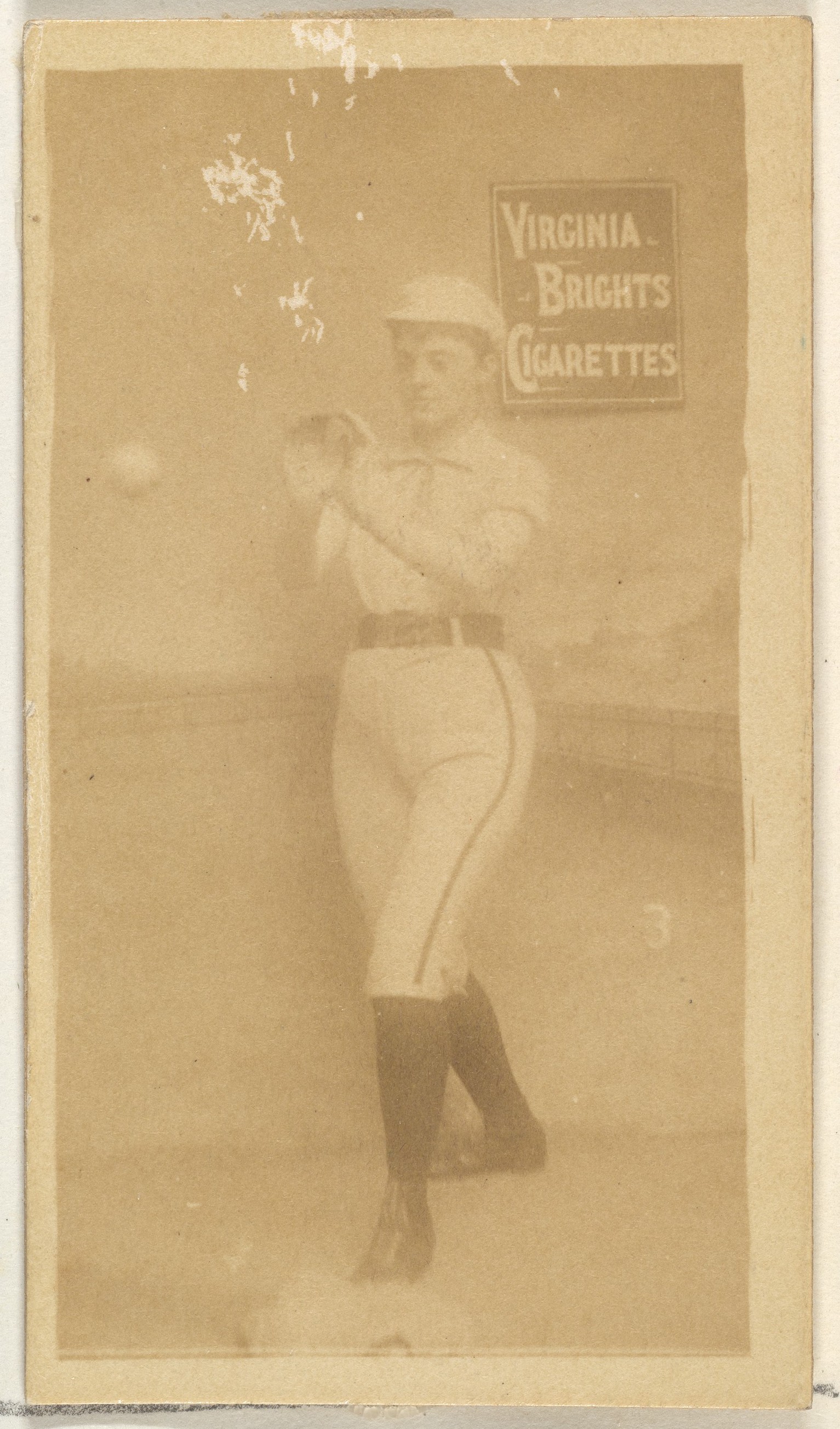 Vintage Baseball Player Cigarette Card