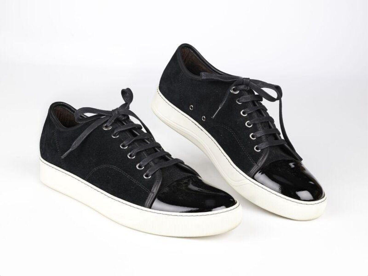 Pair of Black Casual Sneakers