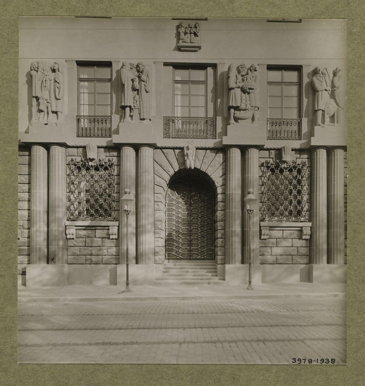 1938 Ornate Building Facade